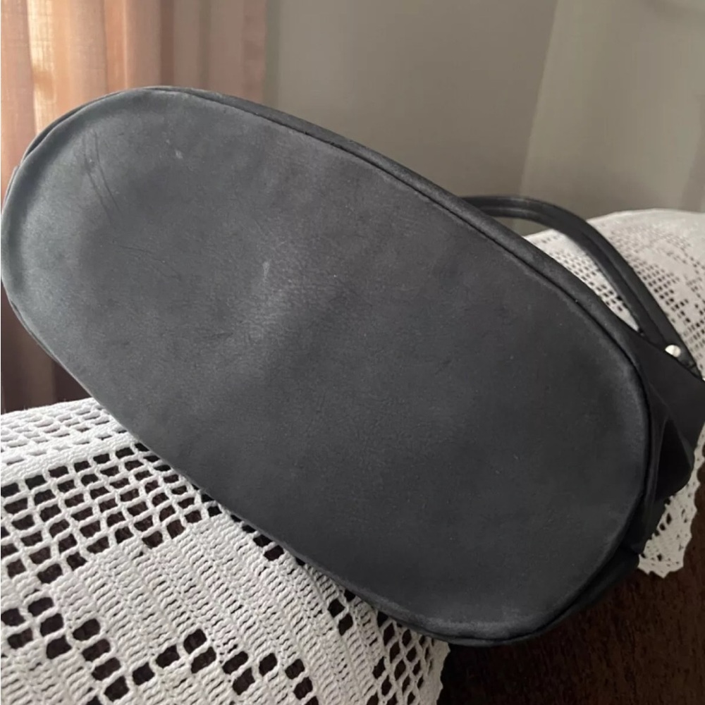 ROOTS Genuine Leather Florence Hobo Bucket Purse/Bag-Black-NWOT 🖤 - Picture 9 of 14